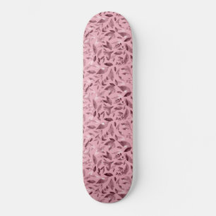 Watercolor fallen leaves 3 skateboard