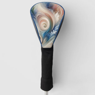 Watercolor Fantasy Floral Romantic Pattern Golf Head Cover