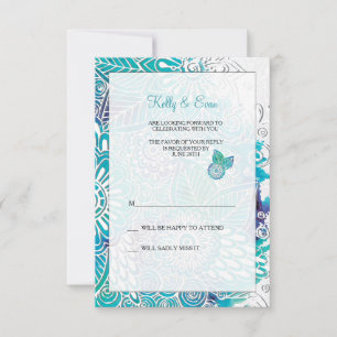 Watercolor Fantasy Response Card