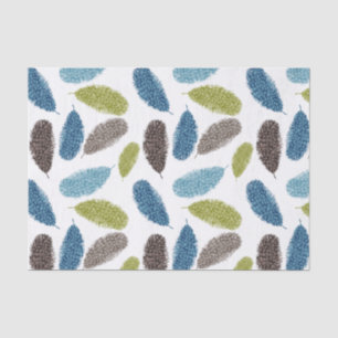 Watercolor Feathers Tissue Paper