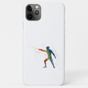 watercolor fencing Case-Mate iPhone case