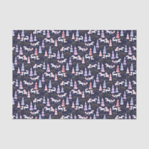 Watercolor Festive Christmas Unicorn Tissue Paper