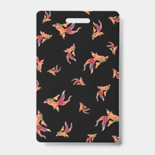 watercolor fish Teacher Hall Pass ID Badge