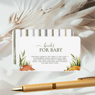 Watercolor Fishing Reel Excited Books For Baby Enclosure Card