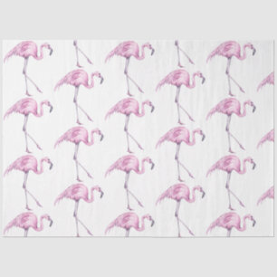 Watercolor Flamingo Series Design 17 Tissue Paper