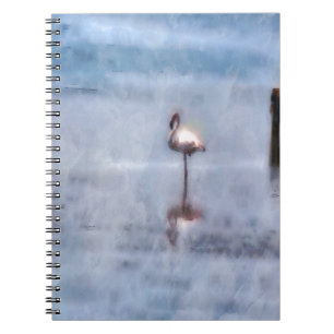 Watercolor Flamingo Spiral Notebook