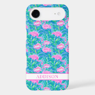 Watercolor Flamingos Monogrammed
