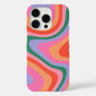 watercolor  Flat Boho Abstract Landscape iPhone 16 Pro Case
