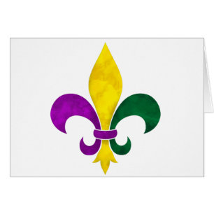 watercolor fleur de lis