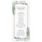 Watercolor Floral and Greens, Double Sided Wedding