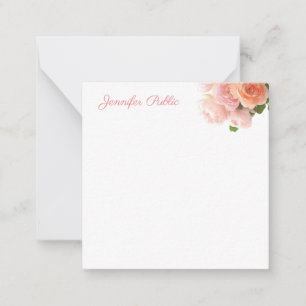 Watercolor Floral Art Hand Script Text Template