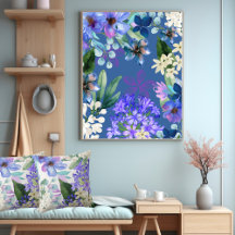 watercolor floral botanical foliage greenery