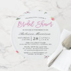 Watercolor Floral Botanical Wreath Bridal Shower
