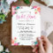 Watercolor Floral Botanical Wreath Bridal Shower