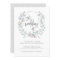 Watercolor Floral Botanical Wreath | Wedding