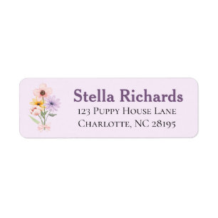 Watercolor floral bouquet wedding save the date