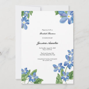 Watercolor Floral Bridal Shower Card