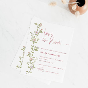 Watercolor Floral Bridal Shower Invitation