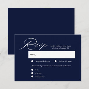 Watercolor Floral Burgundy Wedding RSVP Cards