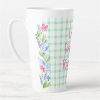 Watercolor Floral Check LIFE is Better Your Town
