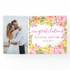 Watercolor Floral Congratulations Engagement