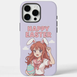 Watercolor Floral Easter Bunny iPhone 16 Pro Max Case