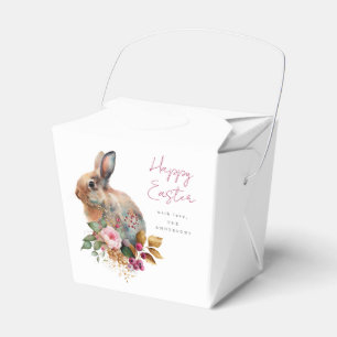 Watercolor Floral Easter Favour Box
