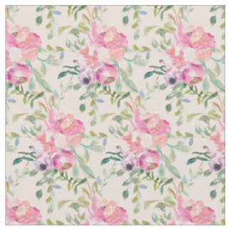 Watercolor Floral Fabric