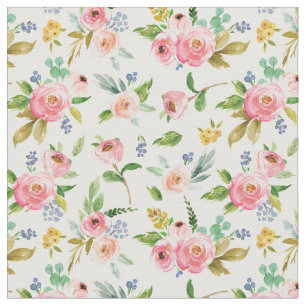 Watercolor Floral Fabric