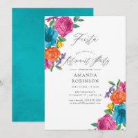 Watercolor Floral Fiesta Retirement Party