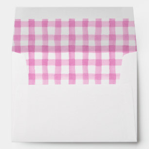 Watercolor Floral Garden Party Crest Envelope