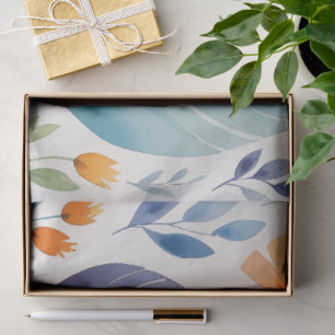 Watercolor Floral Gift Wrap – Vibrant Wildflowers Tissue Paper