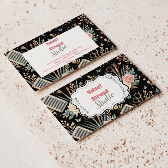 Watercolor Floral Lash Artist Business Card (Creator Uploaded)