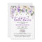 Watercolor Floral Lavender Purple Bridal Shower