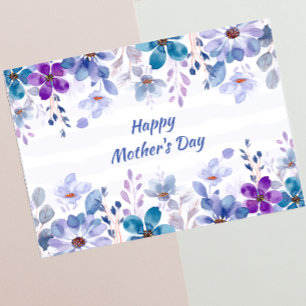 Watercolor Floral Mother’s Day Card