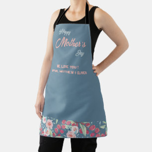 Watercolor Floral Mother's Day 2024 Gift Apron