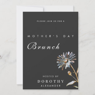 Watercolor Floral Mother's Day Brunch Invitation
