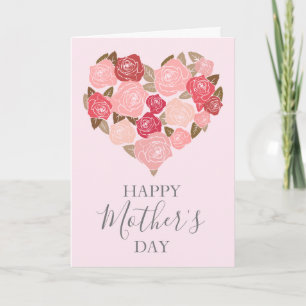 Watercolor Floral Mother's Day Card