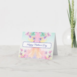 Watercolor Floral Mother's Day Card