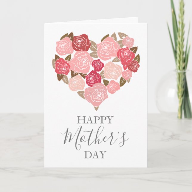 Watercolor Floral Mother's Day Card (Front)