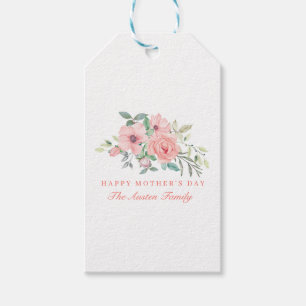 Watercolor Floral Mother's Day Gift Tags