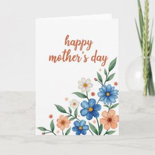 Watercolor Floral Note Card