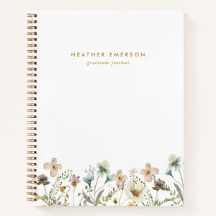 Watercolor Floral Notebook