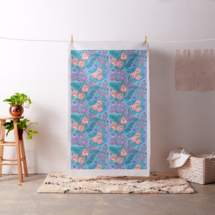 Watercolor Floral Pattern Fabric