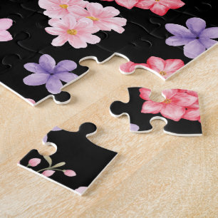 Watercolor Floral Pattern  Jigsaw Puzzle