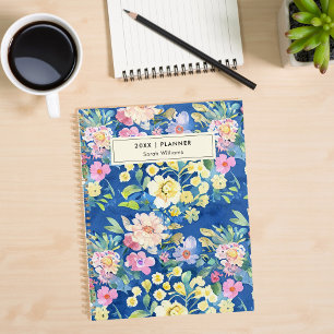 Watercolor Floral Personalized Planner