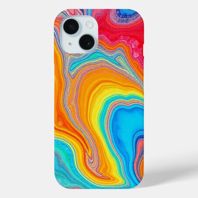 Watercolor Floral Phone Case for iPhone (Back)