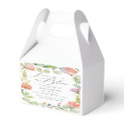 Watercolor Floral Pink Green Bridal Shower