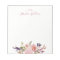 Watercolor Floral Pink Personalised Stationery