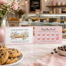 Watercolor Floral Rolling Pin Bakery